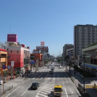 海老名駅前 自由通路から見る市街地, Ацуги