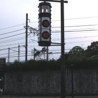小田原消防署・南分署の「出動」看板 (Signboard of "marching orders" in fire station), Одавара