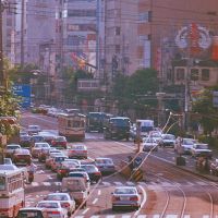 Street view of Kochi city main street 1991?, Кочи