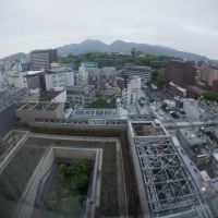 ホテル日航熊本から熊本城方向, Кумамото