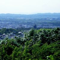 Nara overview from Byakugou-Ji, Кашихара