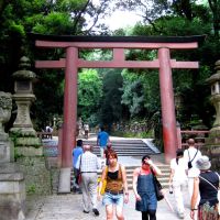 Ni-no Torii, Stone Lanterns, Kasuga Taisha Shrine, Nara, Kansai, Japan, Сакураи