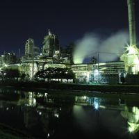 夜景　北越製紙, Нагаока