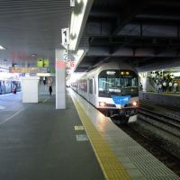 Marine Liner, JR Okayama station platform, Курашики