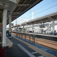jr okayama station platform, Окэйама