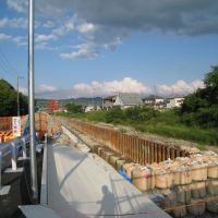 改修中の煤谷川(2010年5月), Хираката