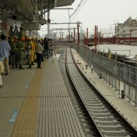 New north bound platform of JR Keihin-Tohoku line Urawa station,Saitama city　完成直後のＪＲ京浜東北線浦和駅北行新ホーム（さいたま市）, Вараби