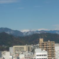 Southern Japanese Alps.from Hotel Associa Shizuoka., Атами