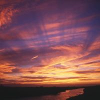 1999 08　広がる雲を彩る夕陽, Нода