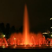 fountain at night, Тояма