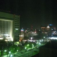 Night view of Toyama city  May 3, 2010, Уозу