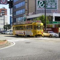 (Min)A tram in Toyama City - 富山市路面電車, Уозу