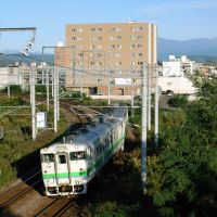 2007　高架線切替前の宗谷本線を行くキハ40系普通列車, Асахигава