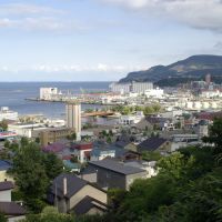 小樽築港遠望　View of Otaru port, Отару