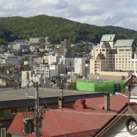 小樽市街俯瞰図　View of Otaru city, Отару