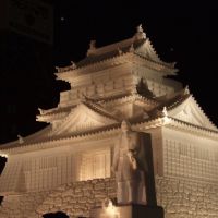 Matsumoto-jo Snow Sculpture at Night, Саппоро