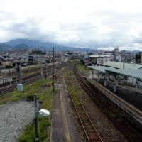 北山形駅 渡り回廊より, Ионезава