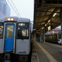 JR山形駅プラットフォーム: Yamagata Station Platform, Саката