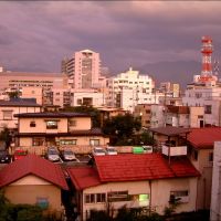夕陽に染まる街並: Yamagata City Twilight, Тендо