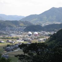 山口市 姫山 神社から眺め　山口合同ガス, Ивакуни