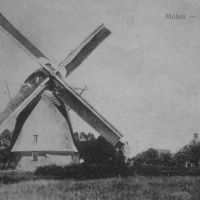 Windmill at Hancate in 1916 nearby family van der Vegt, Альмело