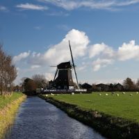 molen (mill) "de Nachtegaal" Hobrederweg 4, Middenbeemster, Netherlands, Алькмаар
