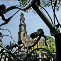 Westerkerk and Dutch bicycles- A true Amsterdam view .-- Dedicated to K@rin - By Chio.S, Амстердам