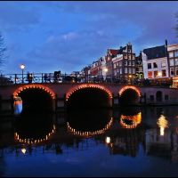 Blue Hour Reflection - Amsterdam - By Stathis Chionidis, Амстердам