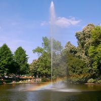 Fountain in the Valkenberg Park in Breda, Netherlands, Бреда