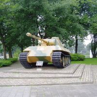 Panther tank in het Wilhelminapark, Бреда