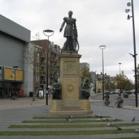 Statue king Willem II, Tilburg, The Netherlands, Тилбург
