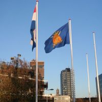 Vlaggen Lt. Gn. Knoopkazerne en Domtorentop; Utrecht, Амерсфоорт