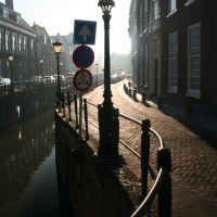 Counterlight and reflection; Plompetorengracht Utrecht., Амерсфоорт