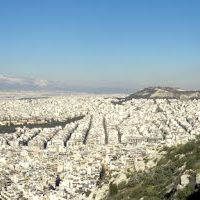 Πανοραμική Αθήνας  από Λυκαβηττό - Panoramic of Athens from Lycabettus hill, Афины