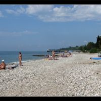 Abkhazia. New Athos. Beach., Новый Афон