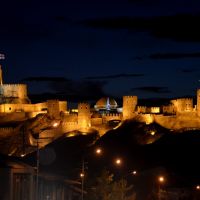 Lights of Rabati fortress at night, Ахалцихе