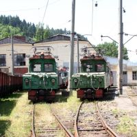 Borjomi, kisvasúti fűtőház - Depot of the narrow gauge railway in Borzhomi, Боржоми