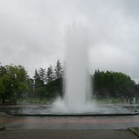 Fountain in the park near the Palace of the Dadiani, Zugdidi, Зугдиди