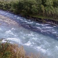 "black" and "white" Aragvi rivers, Пасанаури