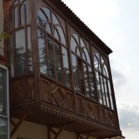Georgia, Sighnaghi - a balcony of the an Georgian house, Сигнахи