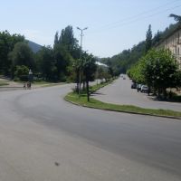 Tkibuli - Gamsakhurdia Street, Ткибули