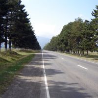 Khashuri, road to Borjomi, Хашури