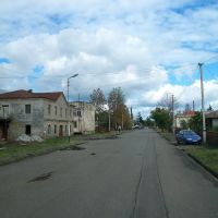 Kostava street in Khobi, Хоби