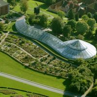 Aarhus, Botanic Garden, Greenhouse, Aerial, Орхус