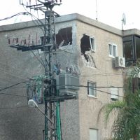 Naharia after rocket attack (July 2006), Нагария