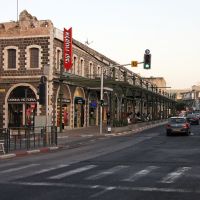 Main street in Tiberias, Тверия