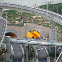The Carmel Tunnels, a view from Abba Hillel Silver, Haifa (26-MAR-11), Хайфа