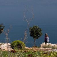 Sea of Galillee from Mount Arbel, Israel, Мигдаль аЭмек