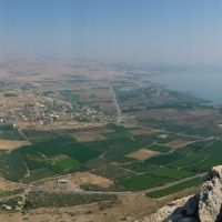 Migdal village and the Sea of ​​Galilee (Panorama), Мигдаль аЭмек