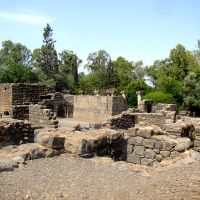 Israel. Ancient Katsrin Park. Restored 3rd-century Jewish village, Кацрин